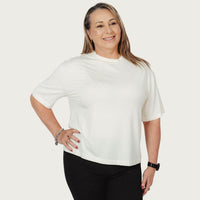 Lyvora Breeze Tee | TENCEL™ Modal Breathable T-Shirt for Women