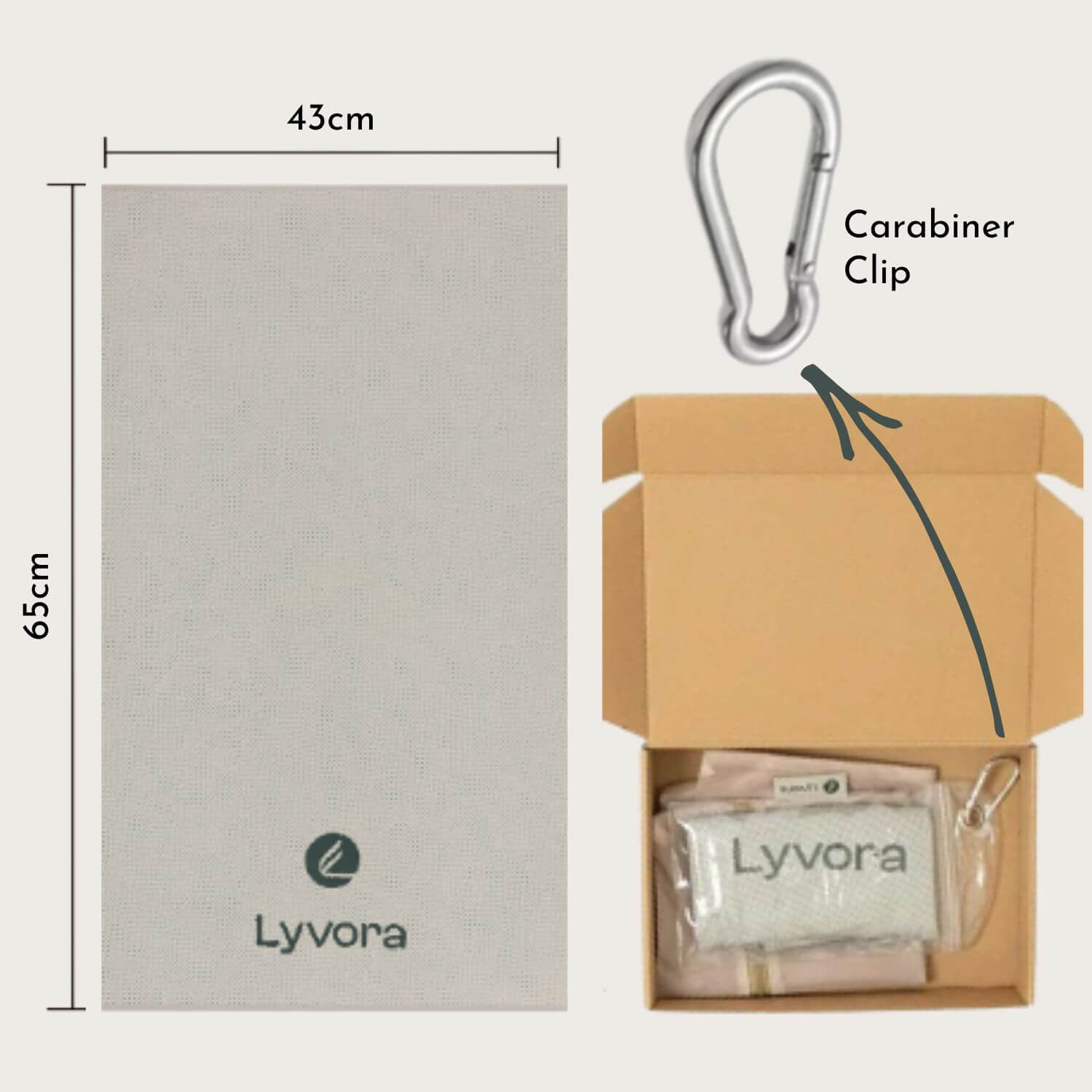 Lyvora MenoChill™ Cooling Towel