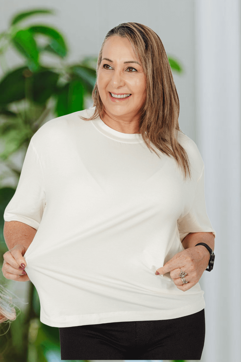 Lyvora Breeze Tee | TENCEL™ Modal Breathable T-Shirt for Women